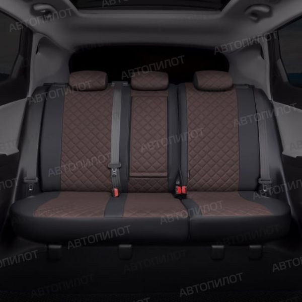 Чехлы Автопилот Экокожа Ромб на Jaecoo J7 (2023+) Чехлы Автопилот Экокожа Ромб на Jaecoo J7 (2023+)