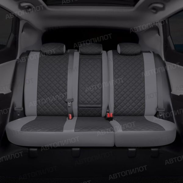 Чехлы Автопилот Экокожа Ромб на Jaecoo J7 (2023+) Чехлы Автопилот Экокожа Ромб на Jaecoo J7 (2023+)